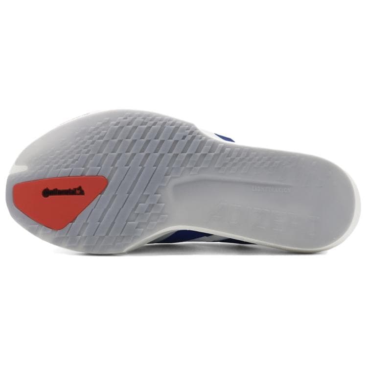 Кроссовки для бега Adidas Adizero Adios 9 Ткань Противоскользящая износостойкая Лоу-топы Гонки Беговые кроссовки Women's White Синий - изображение 4