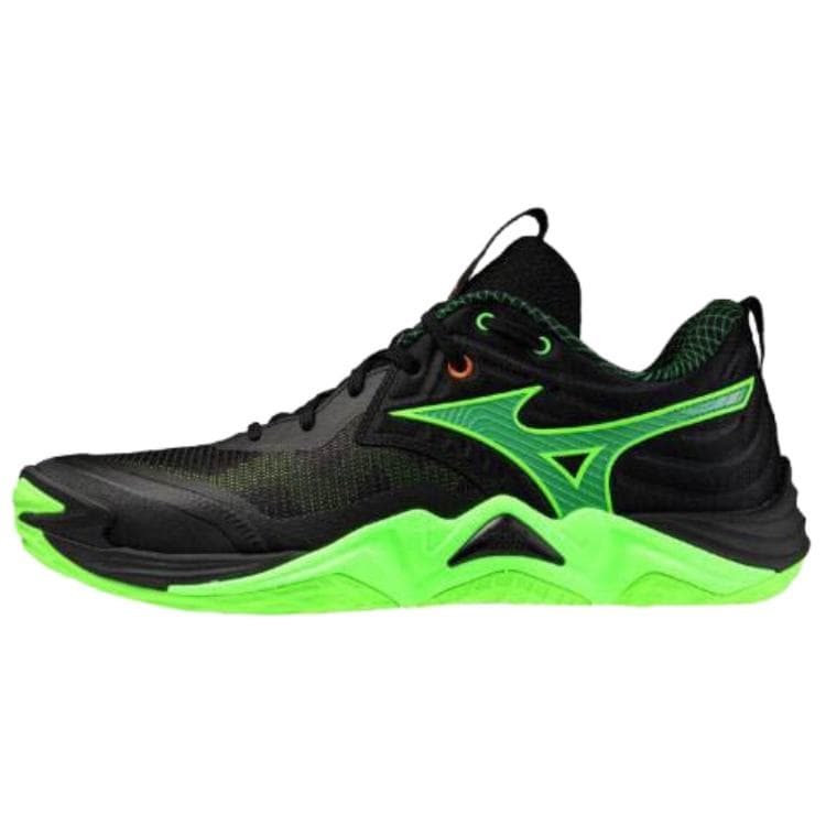 Кроссовки Кроссовки для волейбола Mizuno WAVE MOMENTUM ELITE Унисекс Черный Зеленый - изображение 1
