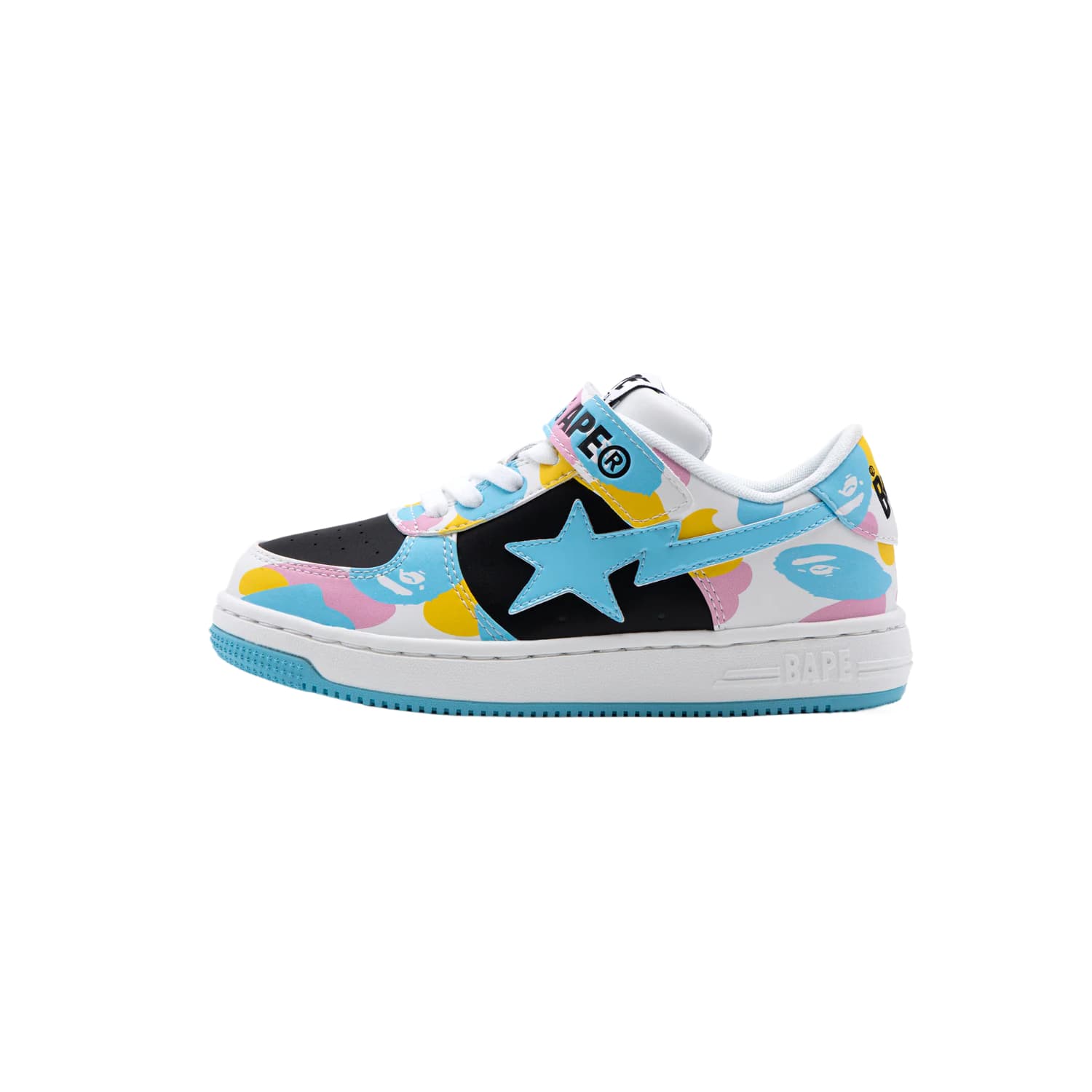 Кроссовки A BATHING APE BAPE STA Синтетическая кожа Низкий топ Повседневная обувь Детская - изображение 1