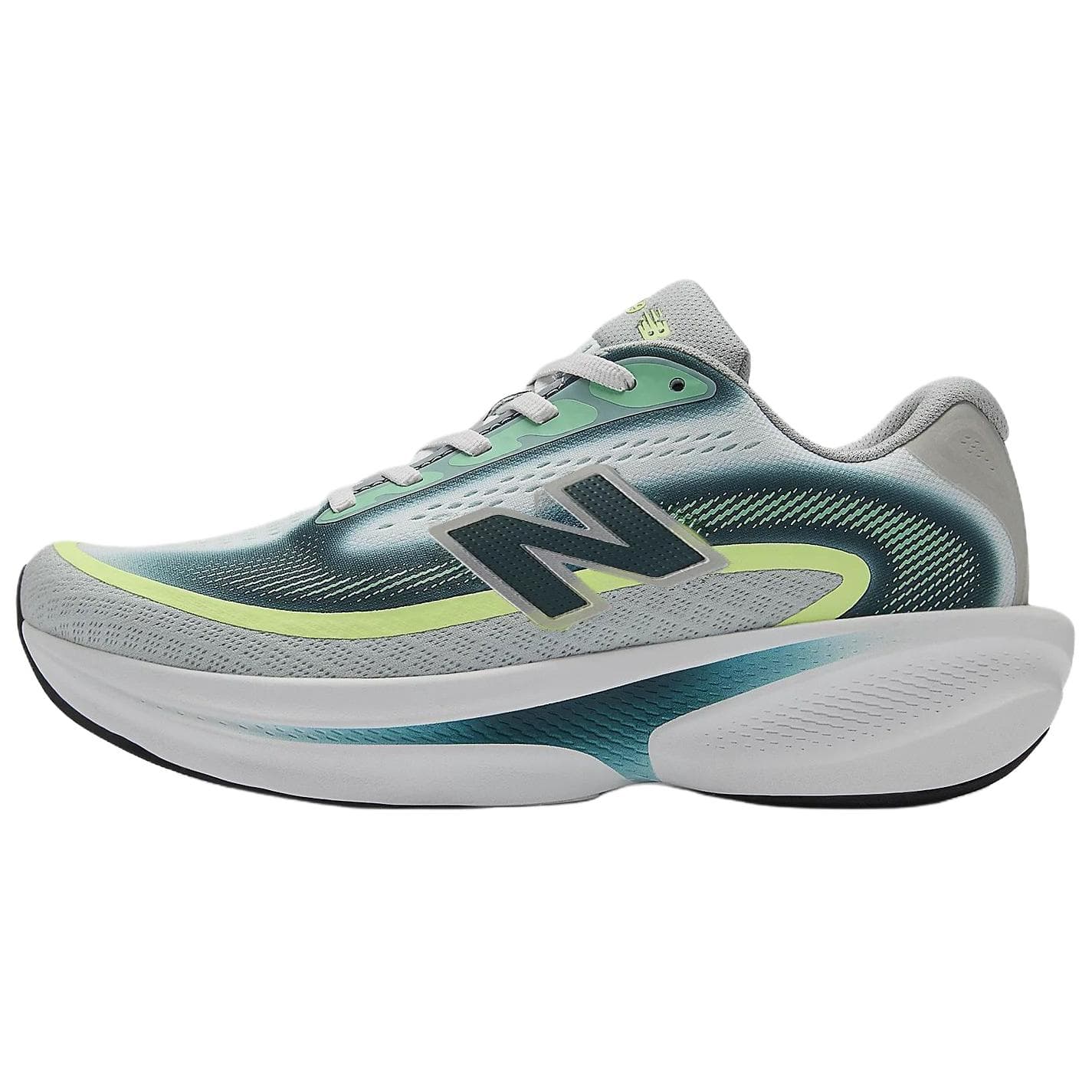 Кроссовки для бега New Balance Ellipse v1 Дышащие Беговые Кроссовки Женские Серый Зеленый - изображение 1