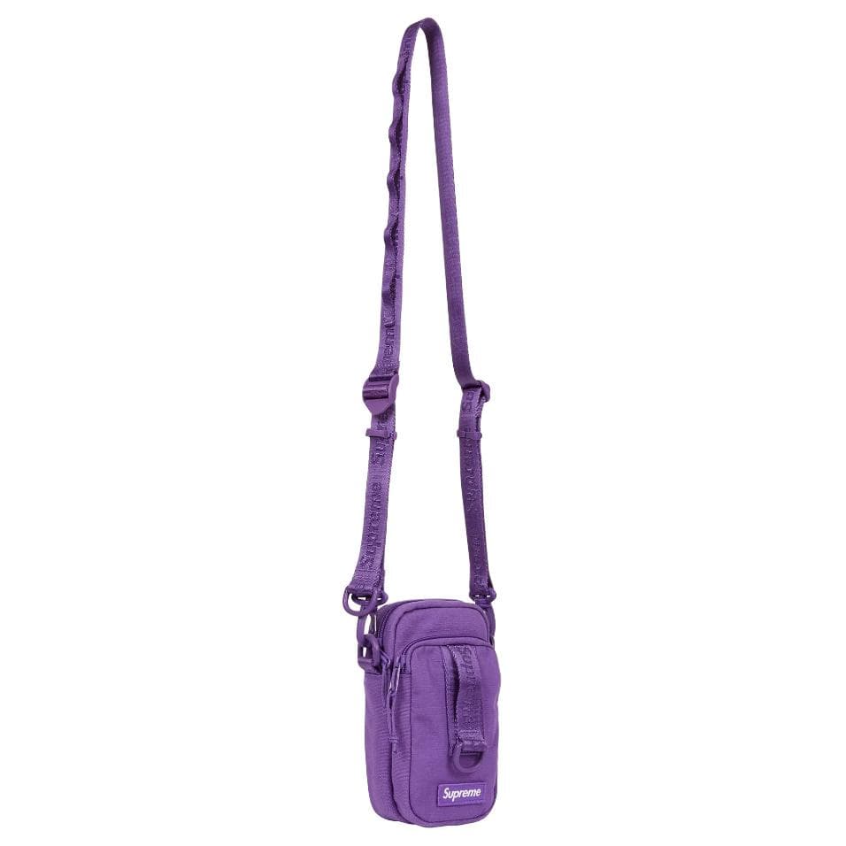 Мини-сумка Supreme CORDURA® Хлопковая смесь Резистентная к разрыву ткань Сумка через плечо Унисекс Фиолетовая - изображение 2