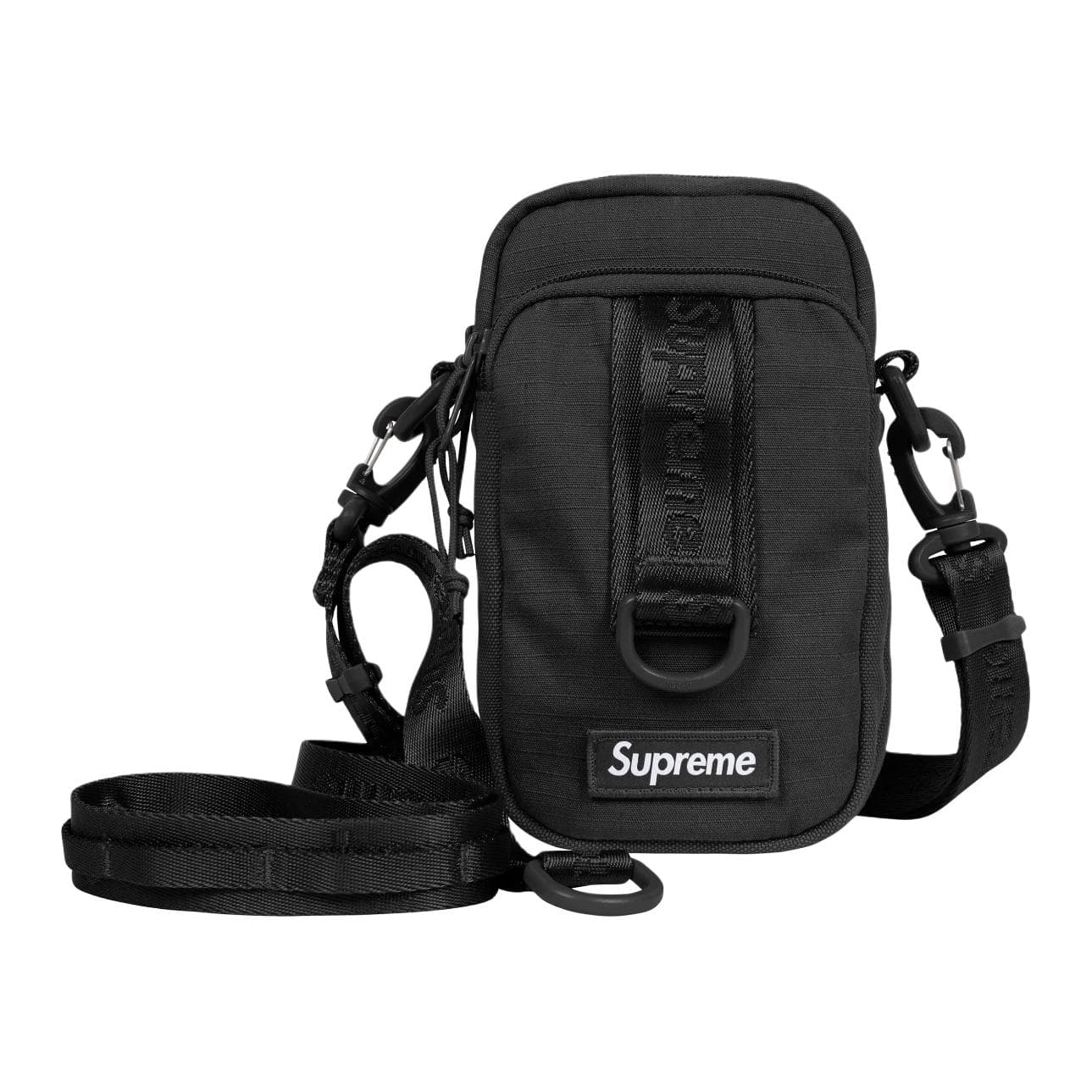 Сумка через плечо Supreme CORDURA® Хлопковая смесь Резистентная к разрыву ткань Сумка через плечо Унисекс Черная - изображение 1