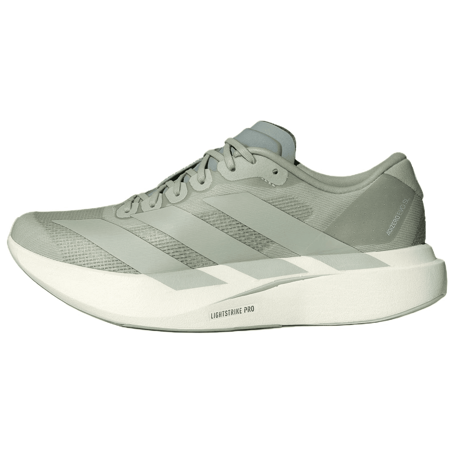 Кроссовки для бега Adidas Adizero Evo SL визуально увеличивает рост Марафон Гонки Беговые кроссовки Женские Halo Зеленый - изображение 1