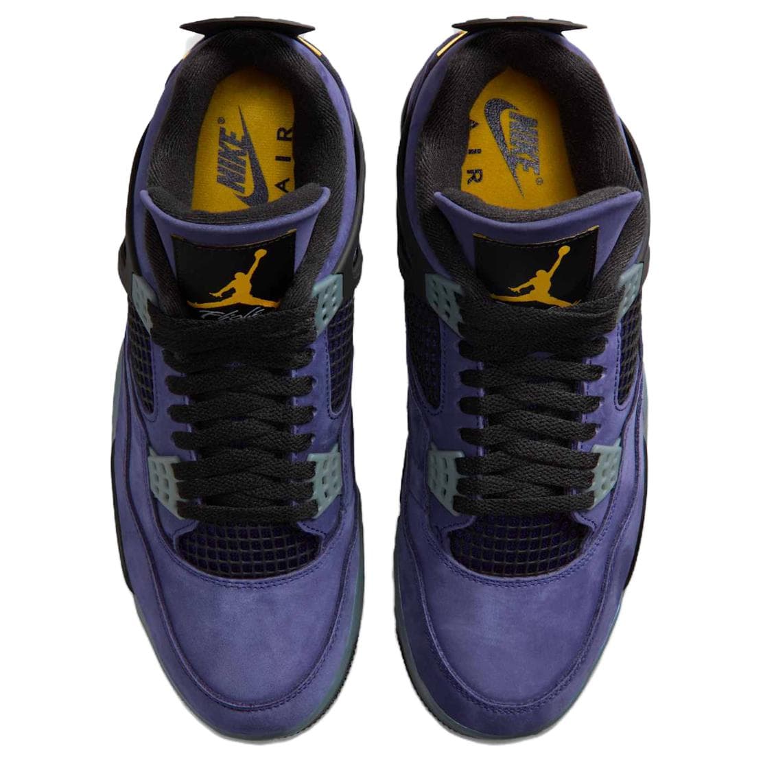 Ретро баскетбольные кроссовки Jordan Air Jordan 4 MID Топ Ретро Баскетбольные Кроссовки Мужские Фиолетовые - изображение 4