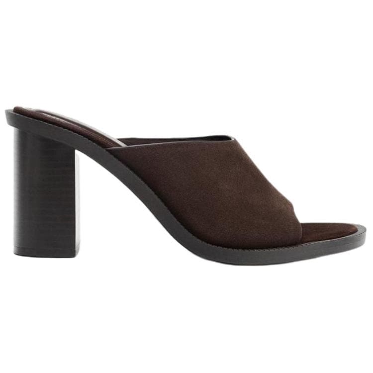 Сандалии ZARA Шлепанцы Женские Коричневые - изображение 2