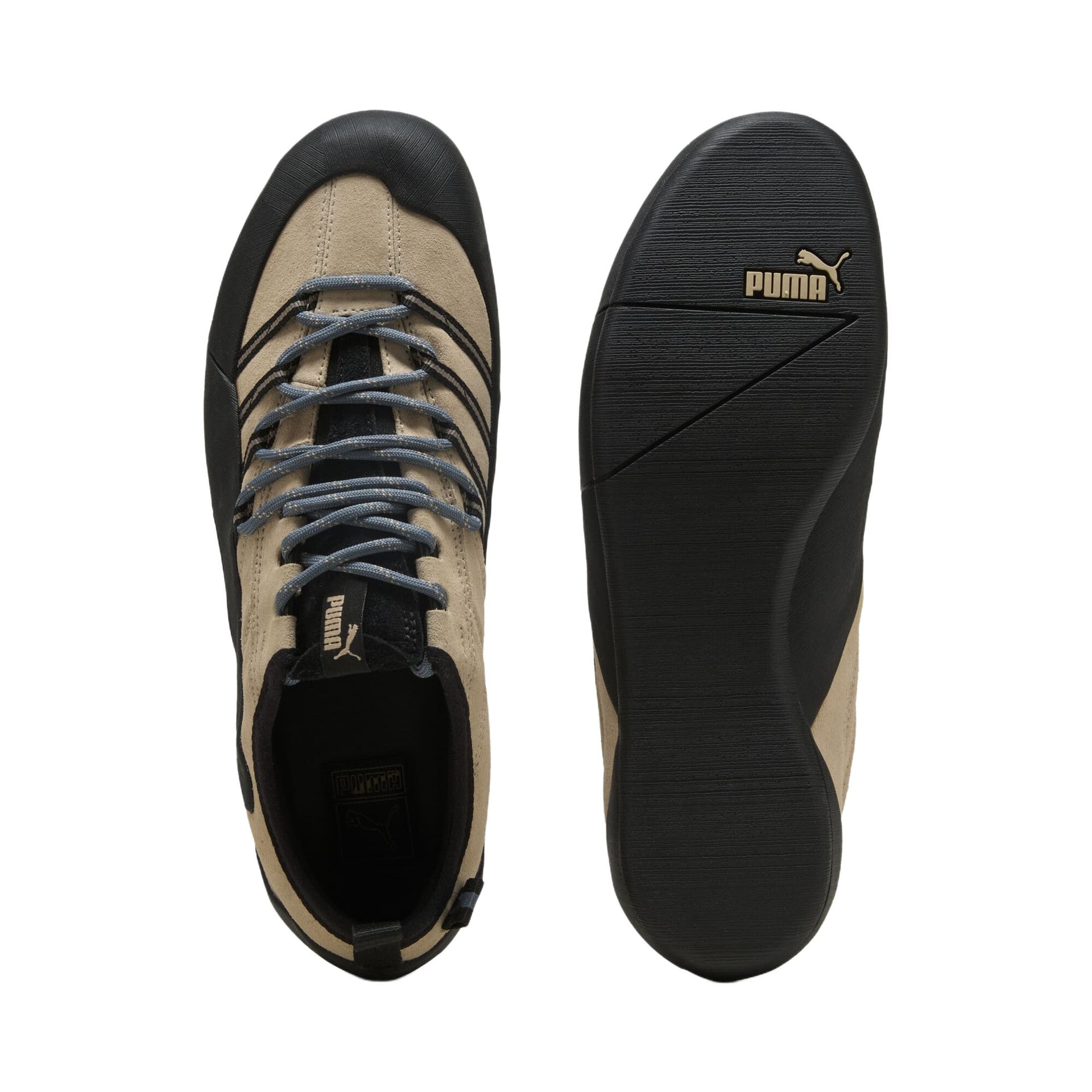 Кроссовки PUMA KLIM Износостойкие Низкие Повседневные Кроссовки Унисекс Черные Коричневые - изображение 4
