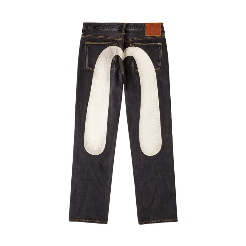 Штаны EVISU Daicock Print Baggy Fit Denim Jeans - изображение 1
