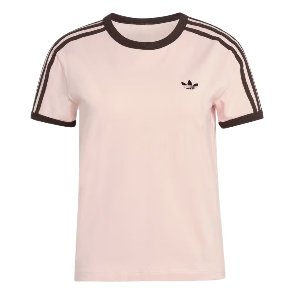 Футболка Adidas Originals Песочно-розовый Aurora Кофейный Женские T-рубашки - изображение 1
