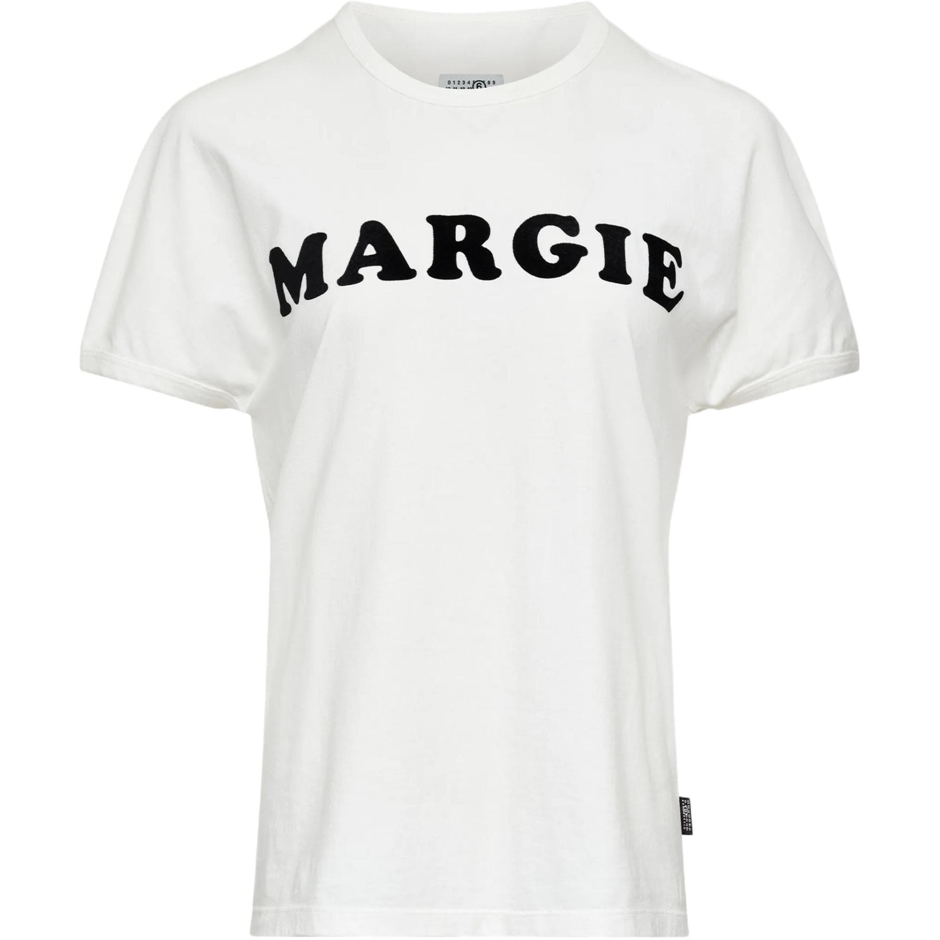 Футболка MM6 Maison Margiela Стандартная рукавная рубашка T для женщин - изображение 1