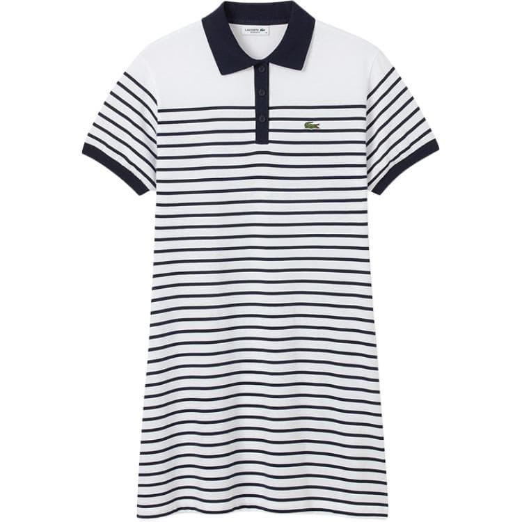 Платье LACOSTE Короткое платье с короткими рукавами для женщин - изображение 1