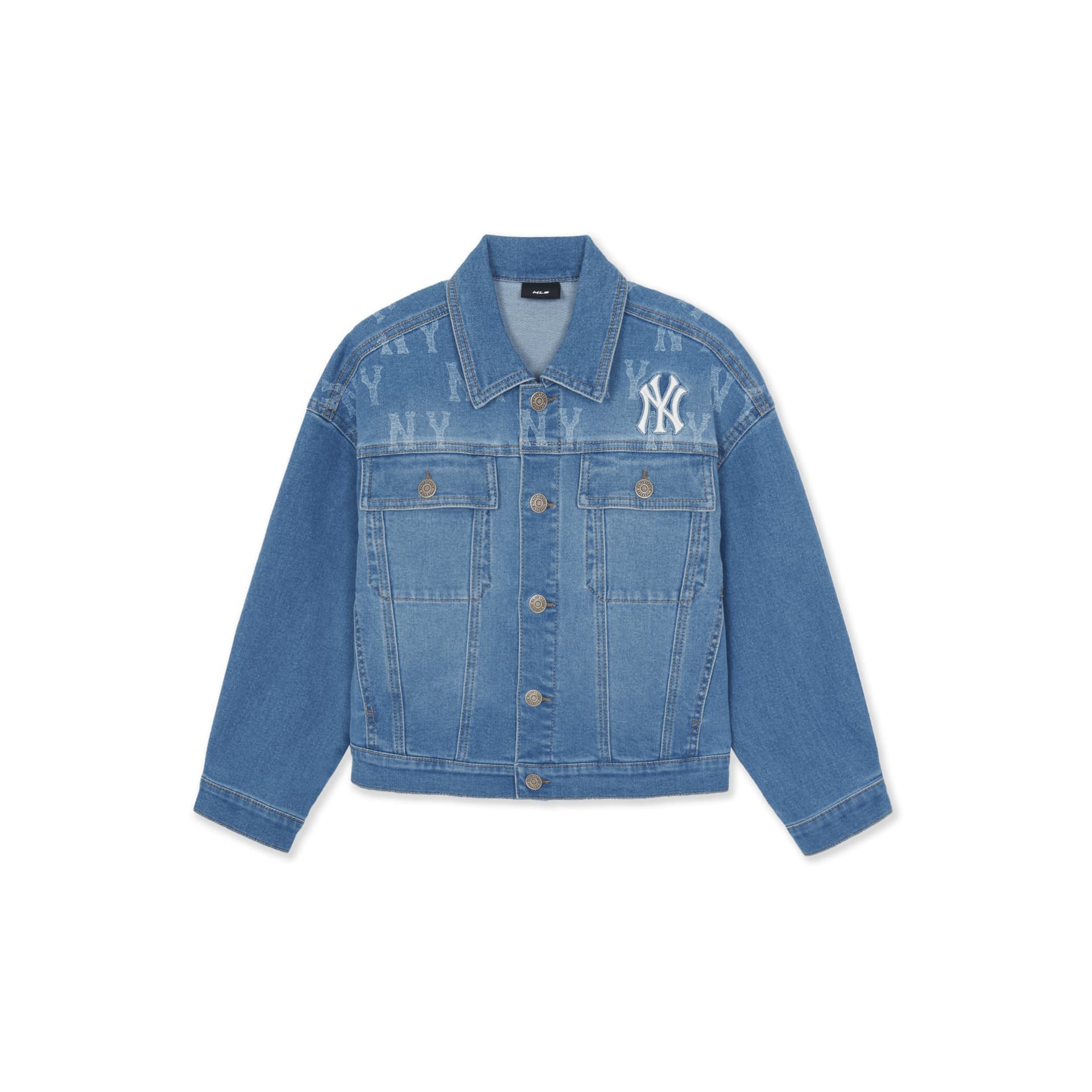 MLB Деним Куртка MONOGRAM New York Yankees Детская - изображение 1