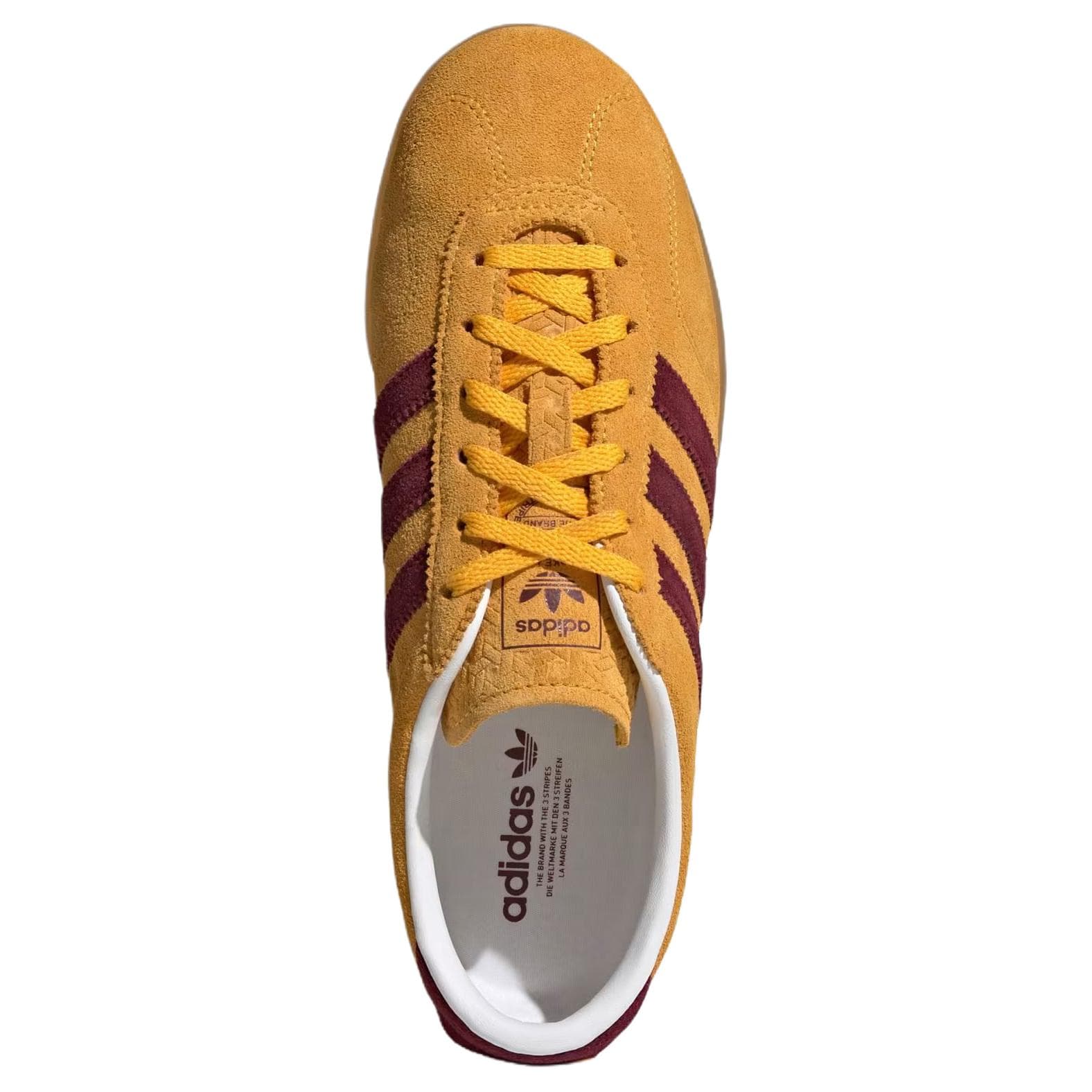 Кроссовки Adidas Originals Gazelle Low Топ Скейтборд Обувь Женские Желтый - изображение 5