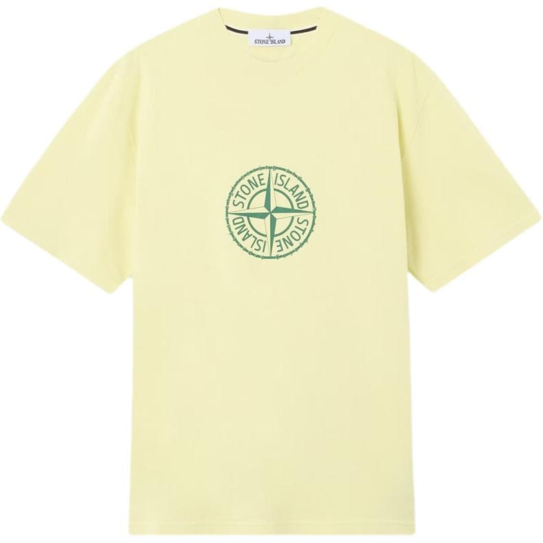 Футболка STONE ISLAND Лимон Мужская T-рубашка - изображение 1