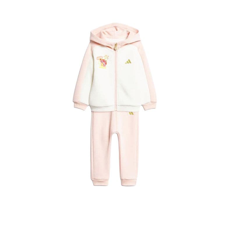 Adidas KV6903 Light Pink White Kids Casual Sportswear Sets Adidas KV6903 Светло-розовый Белый Детский Повседневный Спортивный Костюм Комплекты - изображение 1