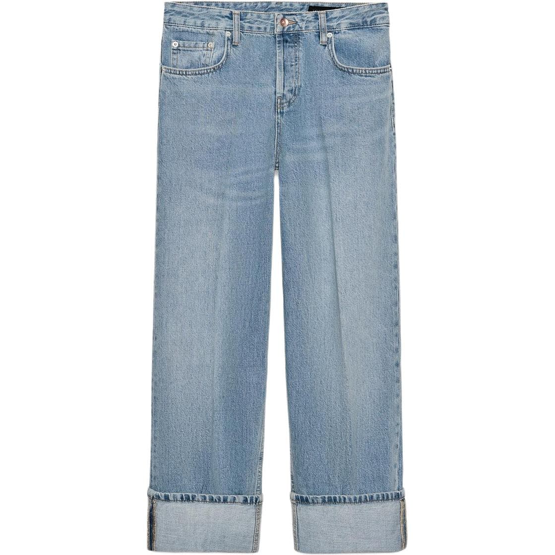 Джинсы ZARA Blue Women's Jeans ZARA Синие Женские Джинсы - изображение 1