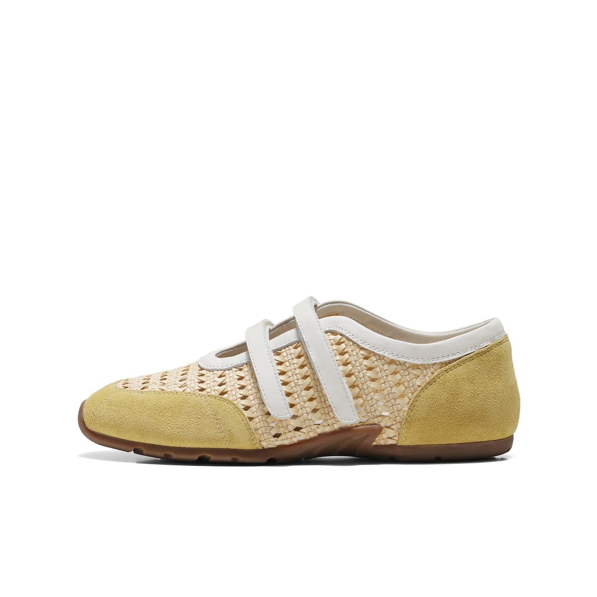 BELLE x Женские повседневные туфли Мэри Джейн с ажурным плетением и тонкой подошвой - изображение 1