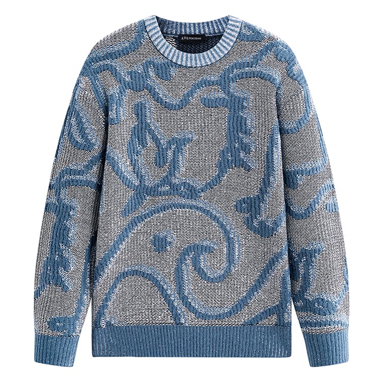 Кофта PEACEBIRD MEN MALIN Синий 1 Мужские Свитера - изображение 1