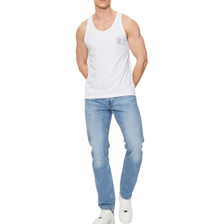 Майка VERSACE COLLECTION Medusa Round-Neck Tank Top Logo - изображение 3