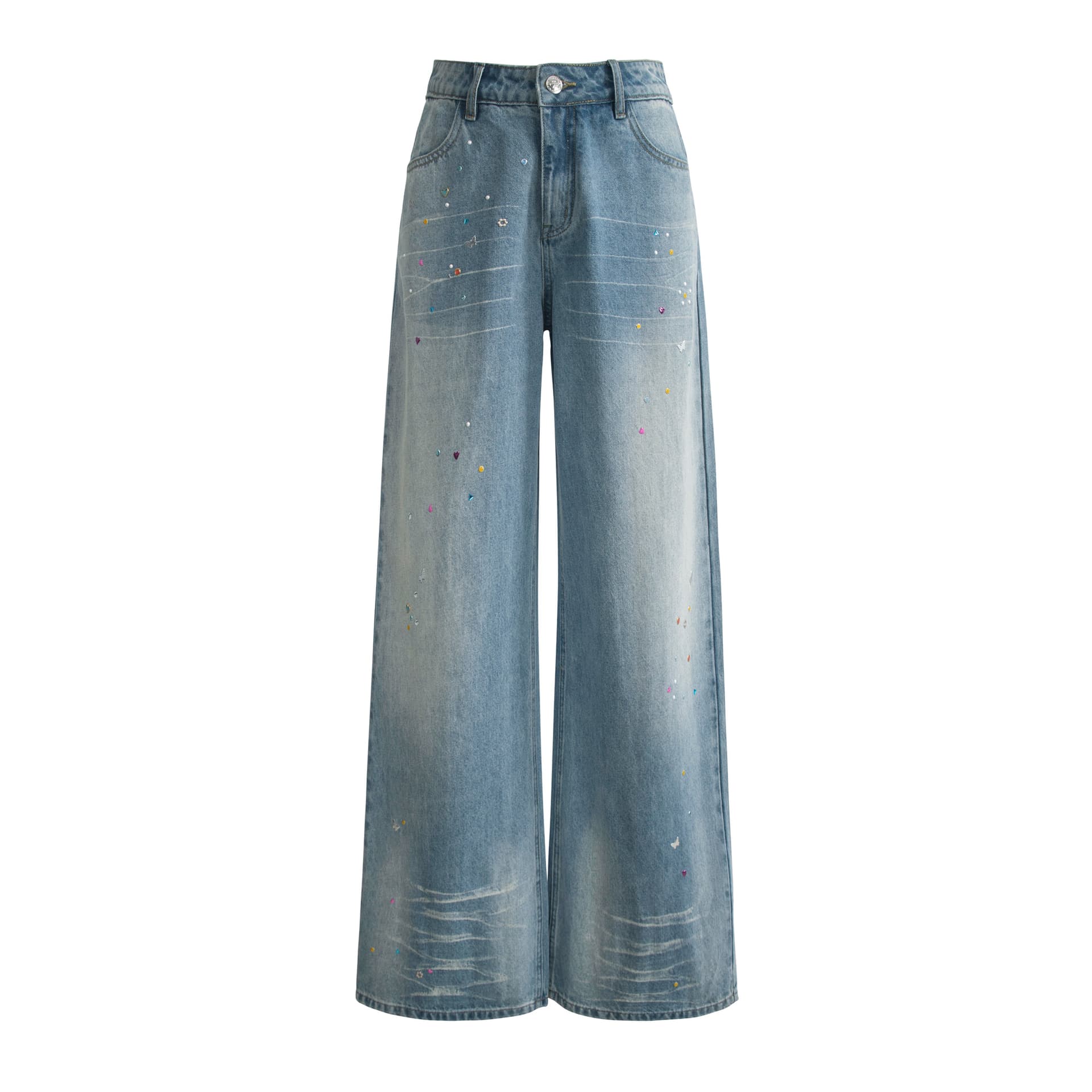 Джинсы UNIFREE Blue Women's Jeans UNIFREE Синий Женские Джинсы - изображение 1