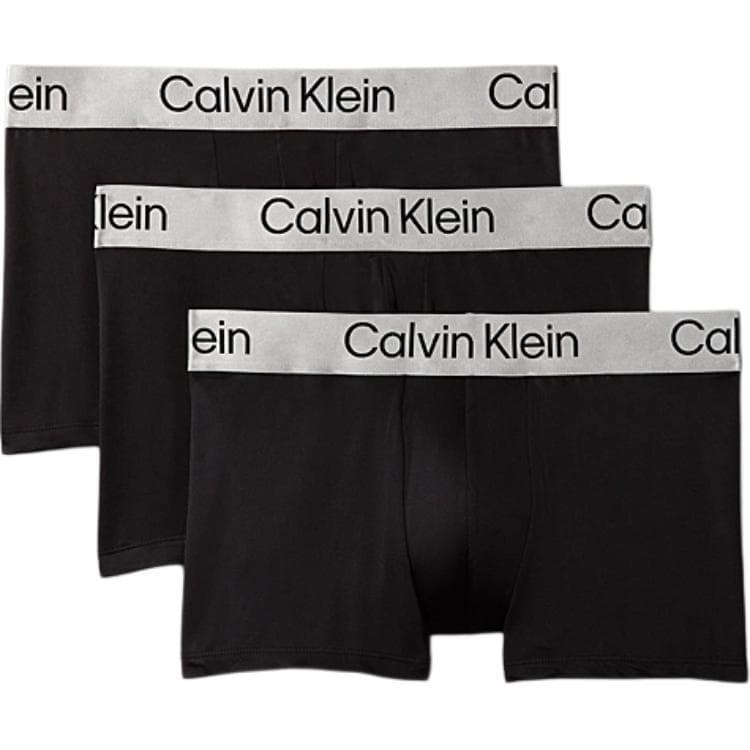 Трусы Calvin Klein Трусы Европейская версия Мужские 3 упаковки Черные - изображение 1