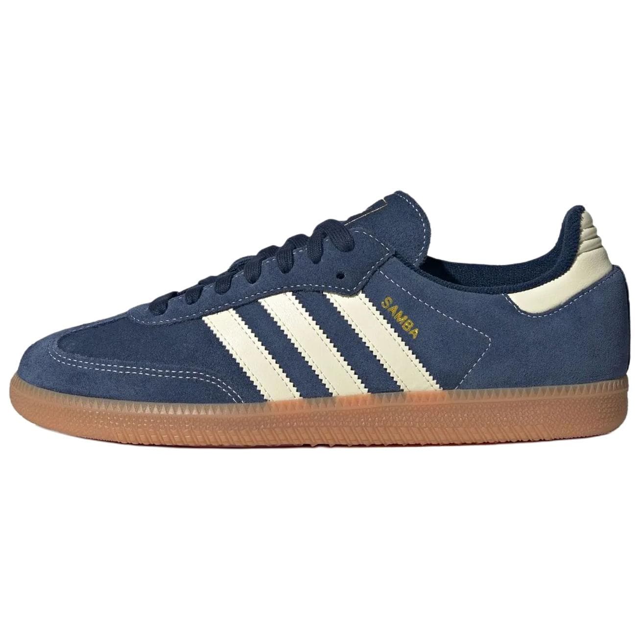 Кроссовки Adidas Originals Samba OG Low Топ Кеды немецкой армии (GAT) Унисекс Голубой бежевый Белый - изображение 1