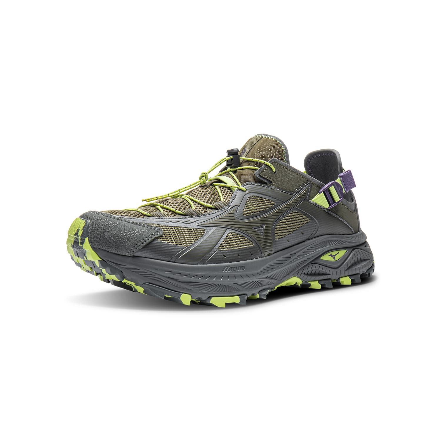 Сандалии Mizuno Racer Trail Low Водная обувь для туризма Унисекс Коричневый Зеленый - изображение 2