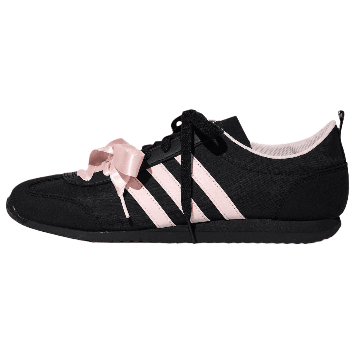 Кроссовки Adidas VS JOG 2,0 Ткань Low Топ Повседневная обувь Унисекс Черный - изображение 1