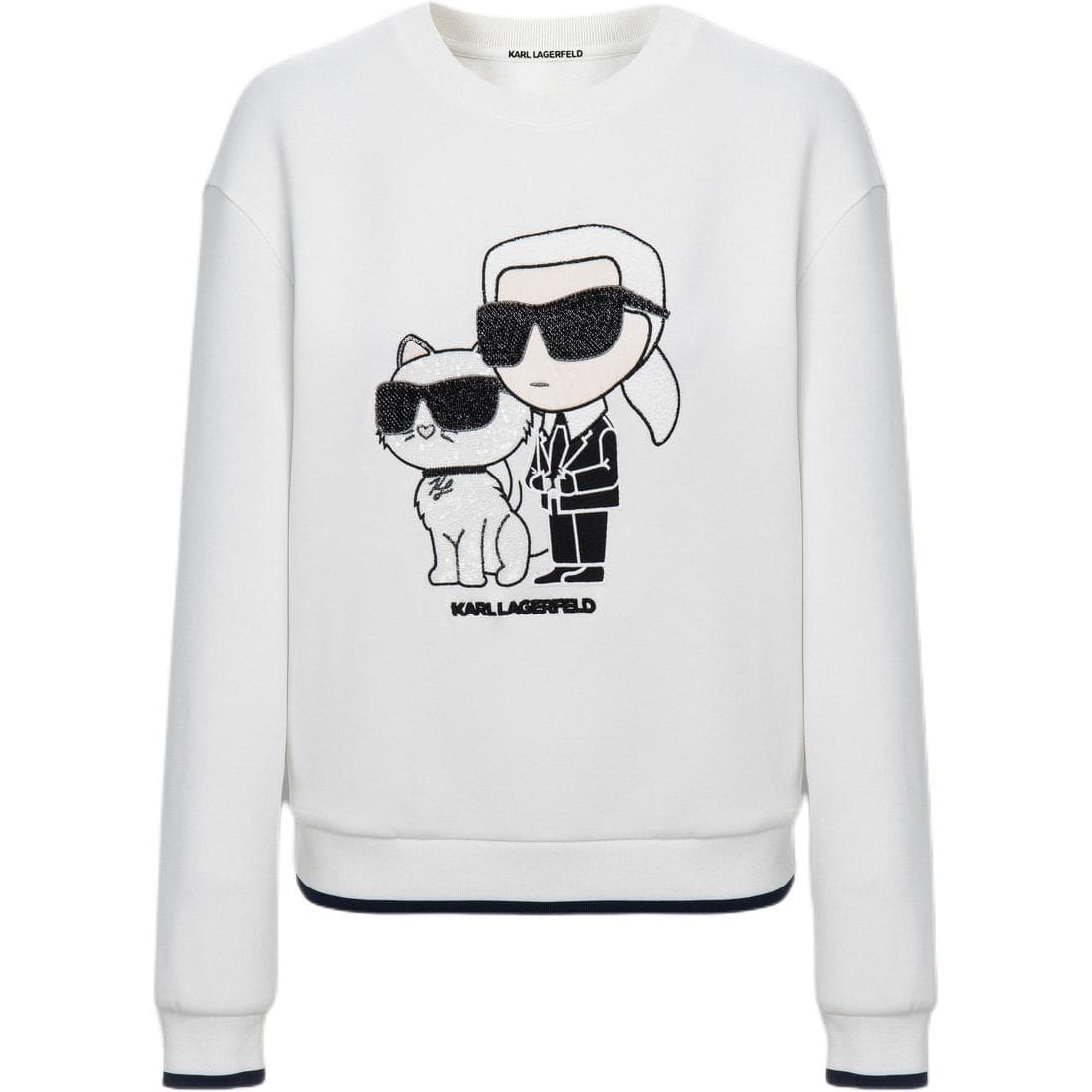 Худи KARL LAGERFELD Белый Женские Толстовки - изображение 1