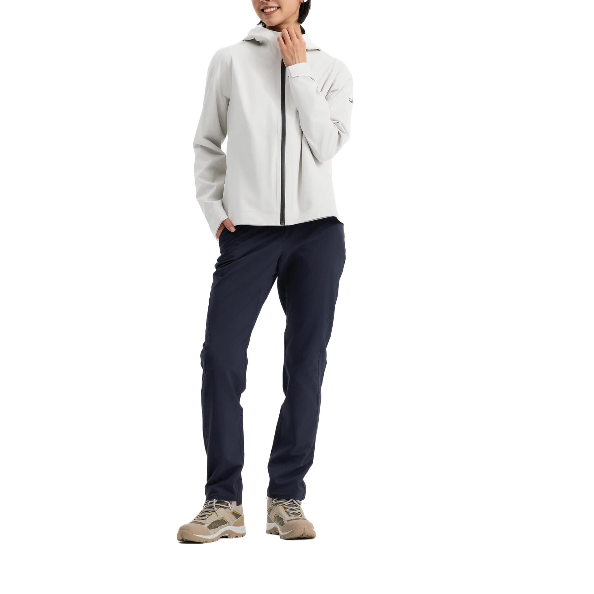 Штаны DECATHLON 100 Повседневные штаны Женские Синий Черный - изображение 5