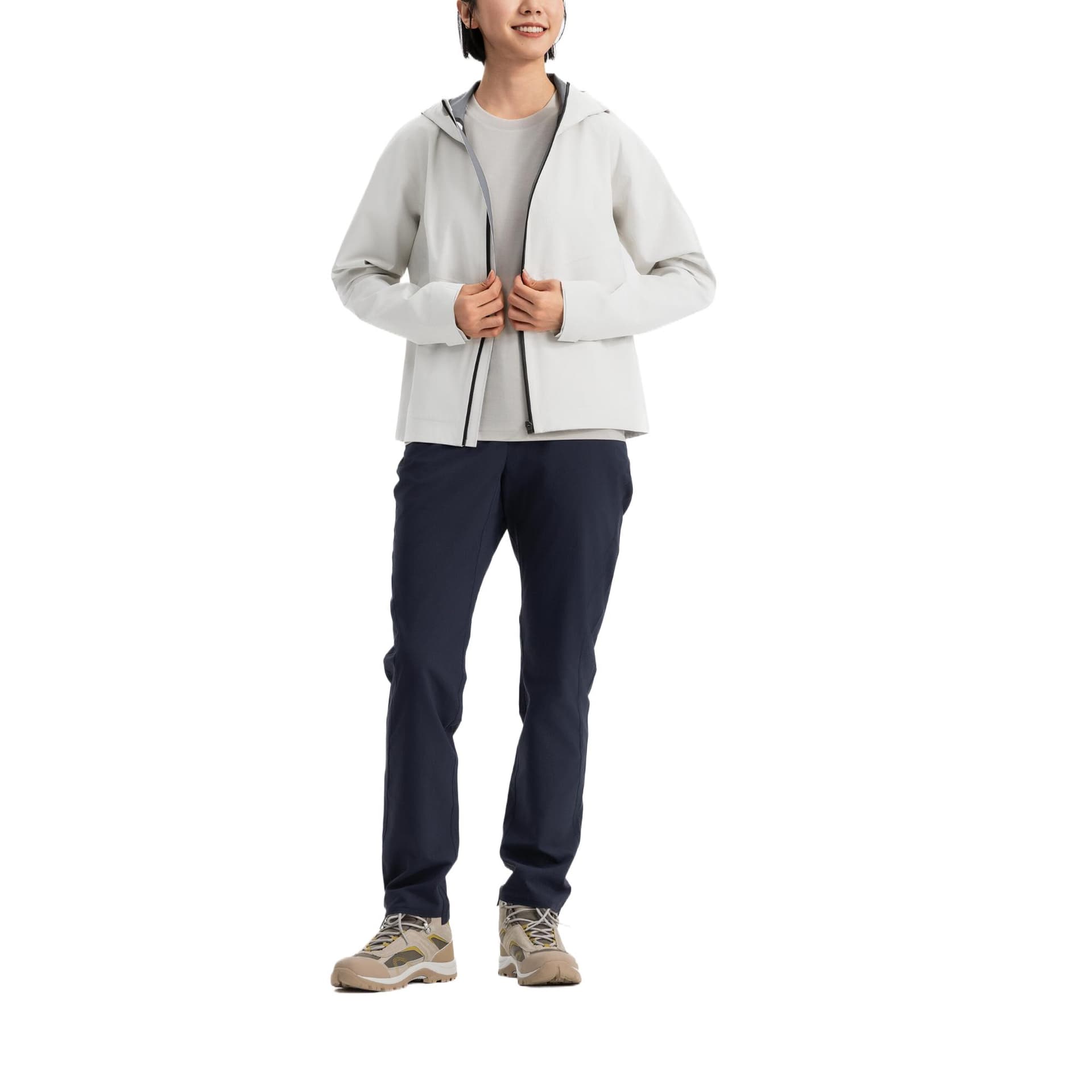 Штаны DECATHLON 100 Повседневные штаны Женские Синий Черный - изображение 6