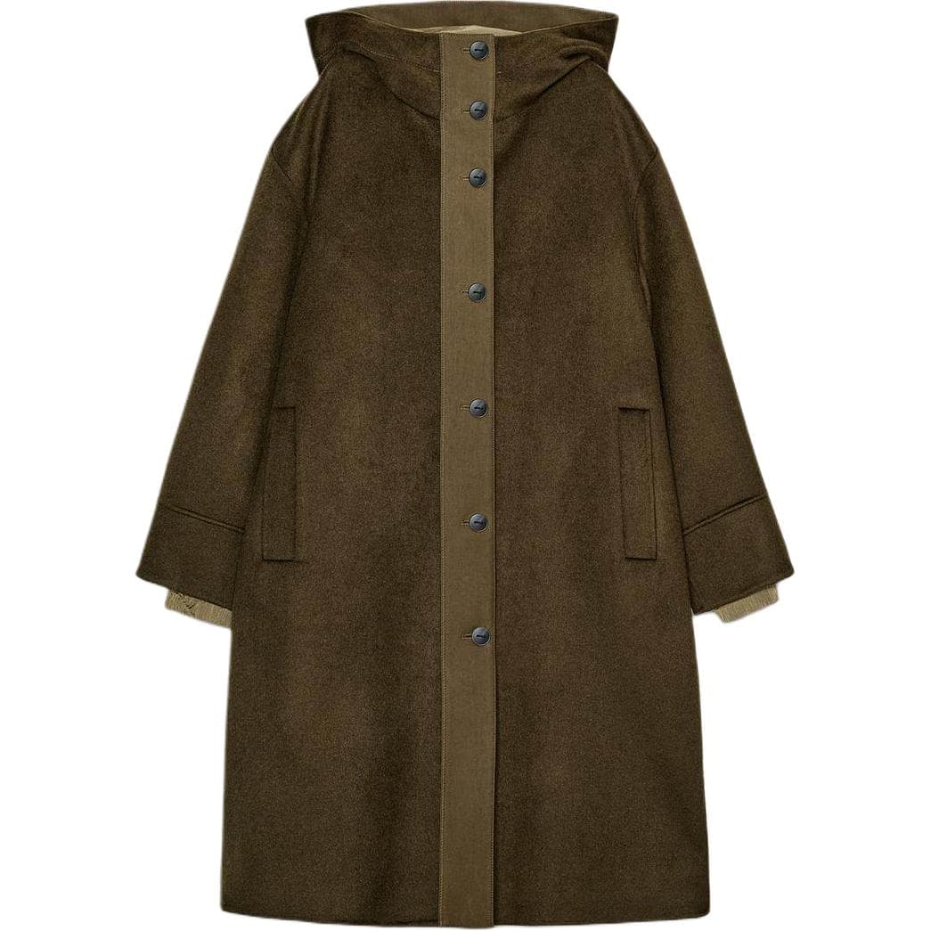 ZARA Khaki Женское пальто - изображение 1