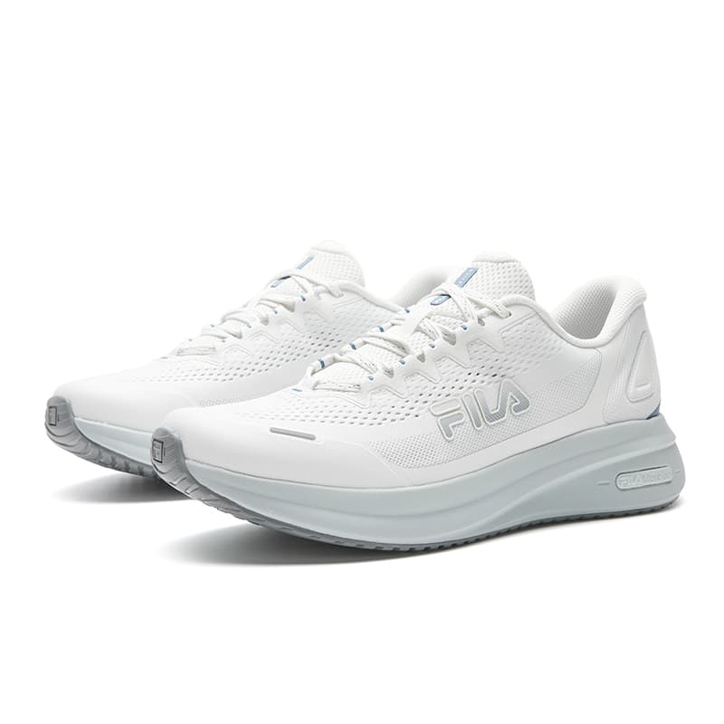 Кроссовки для бега FILA NUVOLE 4 Амортизация Дышащий Легкий Oтскок Беговые кроссовки Мужской Белый Синий - изображение 3