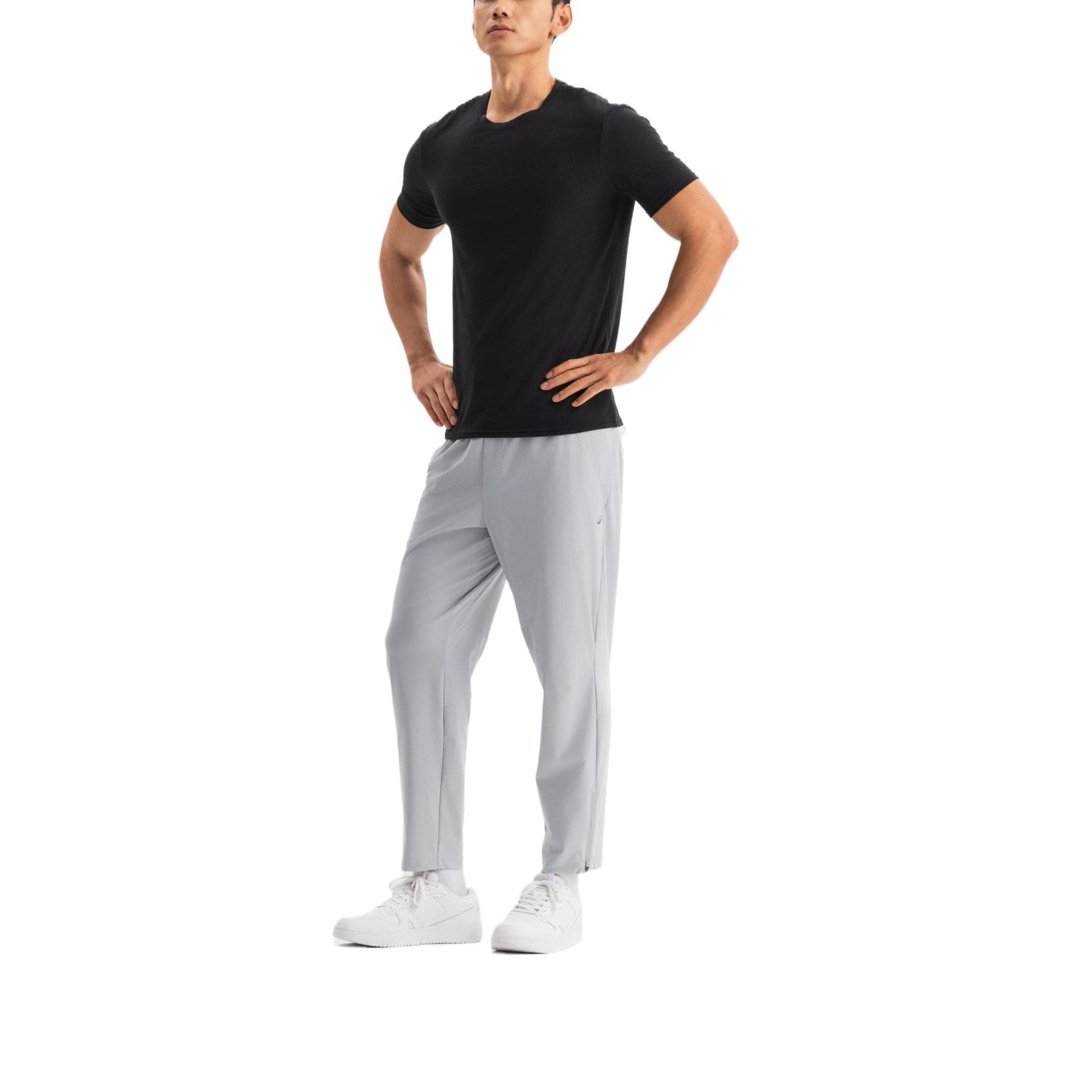 Футболка DECATHLON T-рубашка мужская дымчато-черная - изображение 7