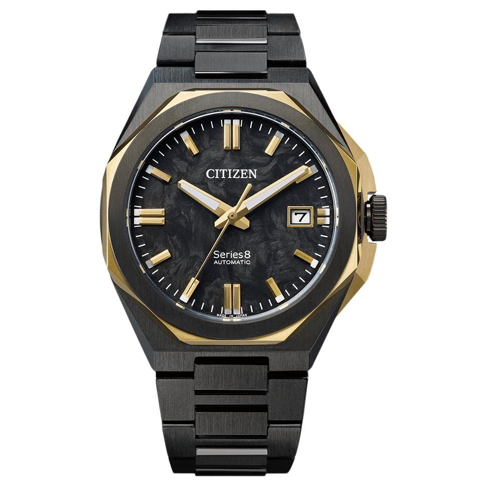 Часы CITIZEN Series8 Автоматический Ручной Механизм Часы с Шнуровкой из Нержавеющей Стали 39,3 мм - изображение 1