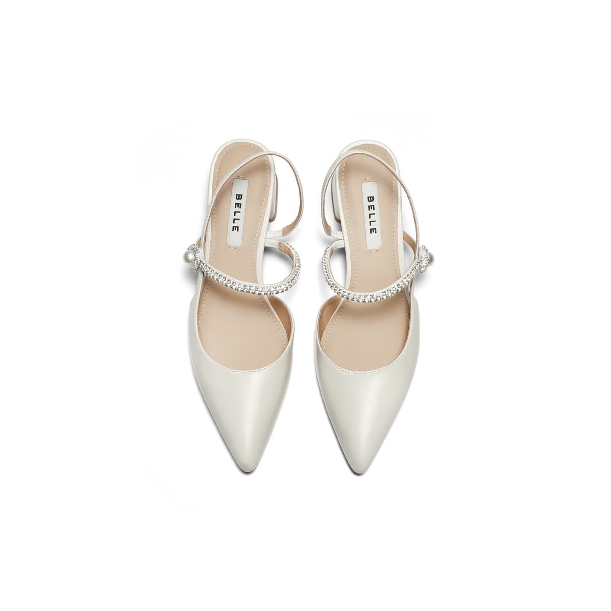 Туфли Белль Грубый каблук Высокие каблуки 5cm Women's Silver - изображение 3