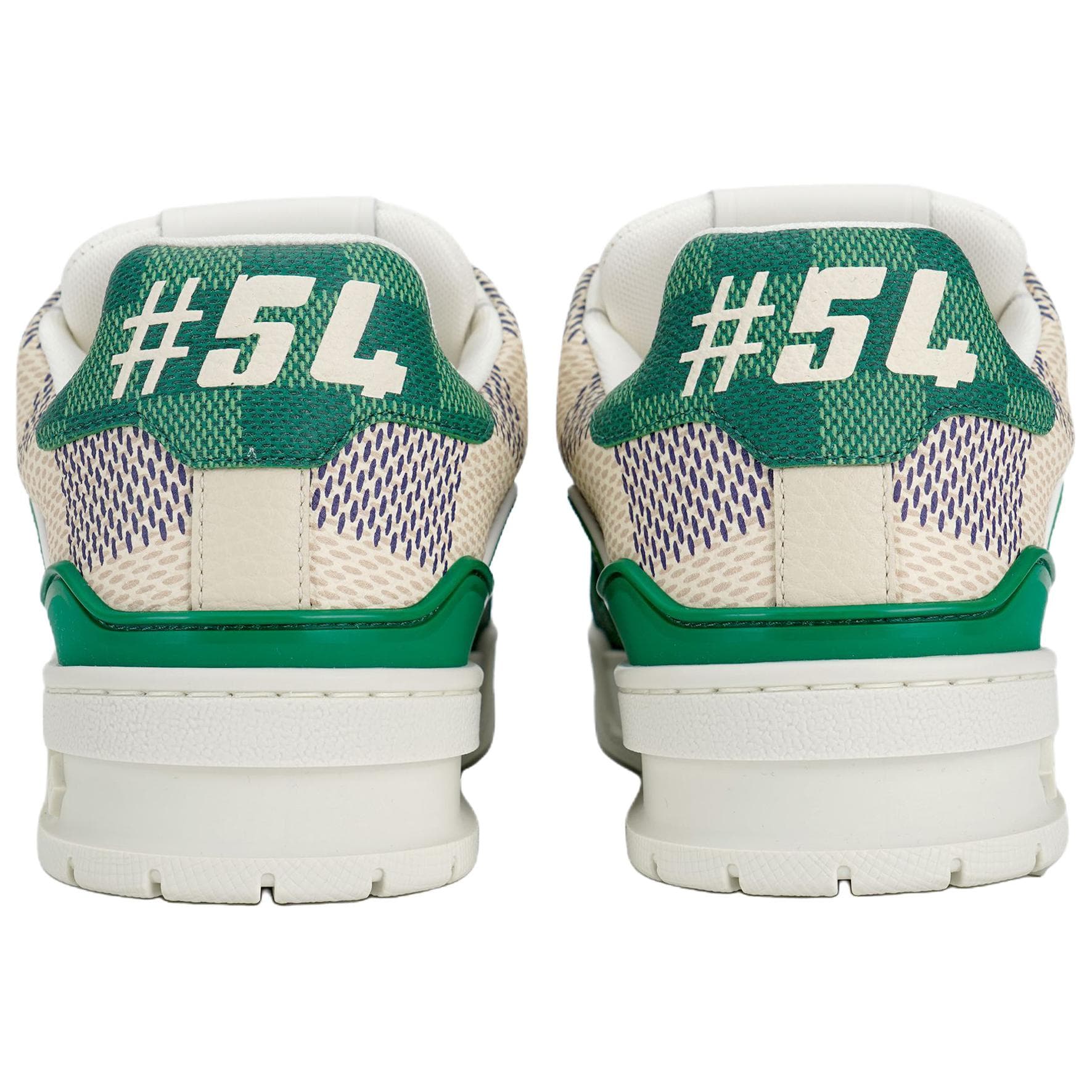 Кроссовки LOUIS VUITTON Trainer White Green - изображение 4
