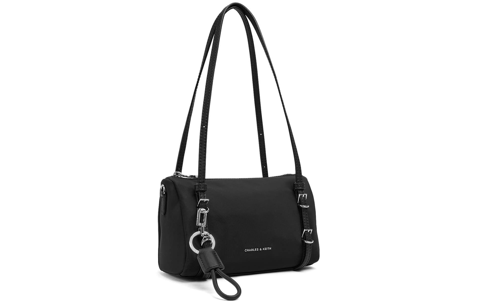 Мини-сумка CHARLES KEITH Ткань Бостонская сумка Одно плечо Сумка Маленький Женские Многоцветный - изображение 2