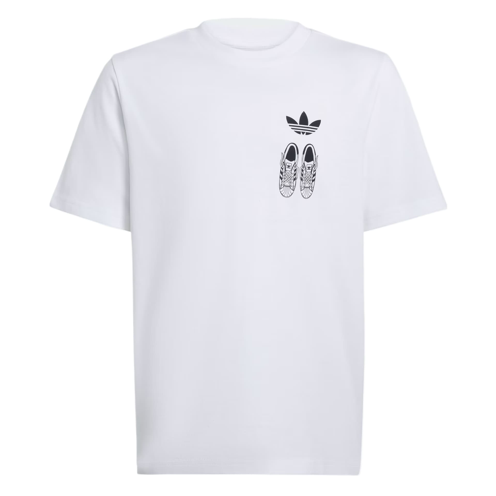 Футболка Adidas Originals Белый Kids T-рубашки - изображение 1