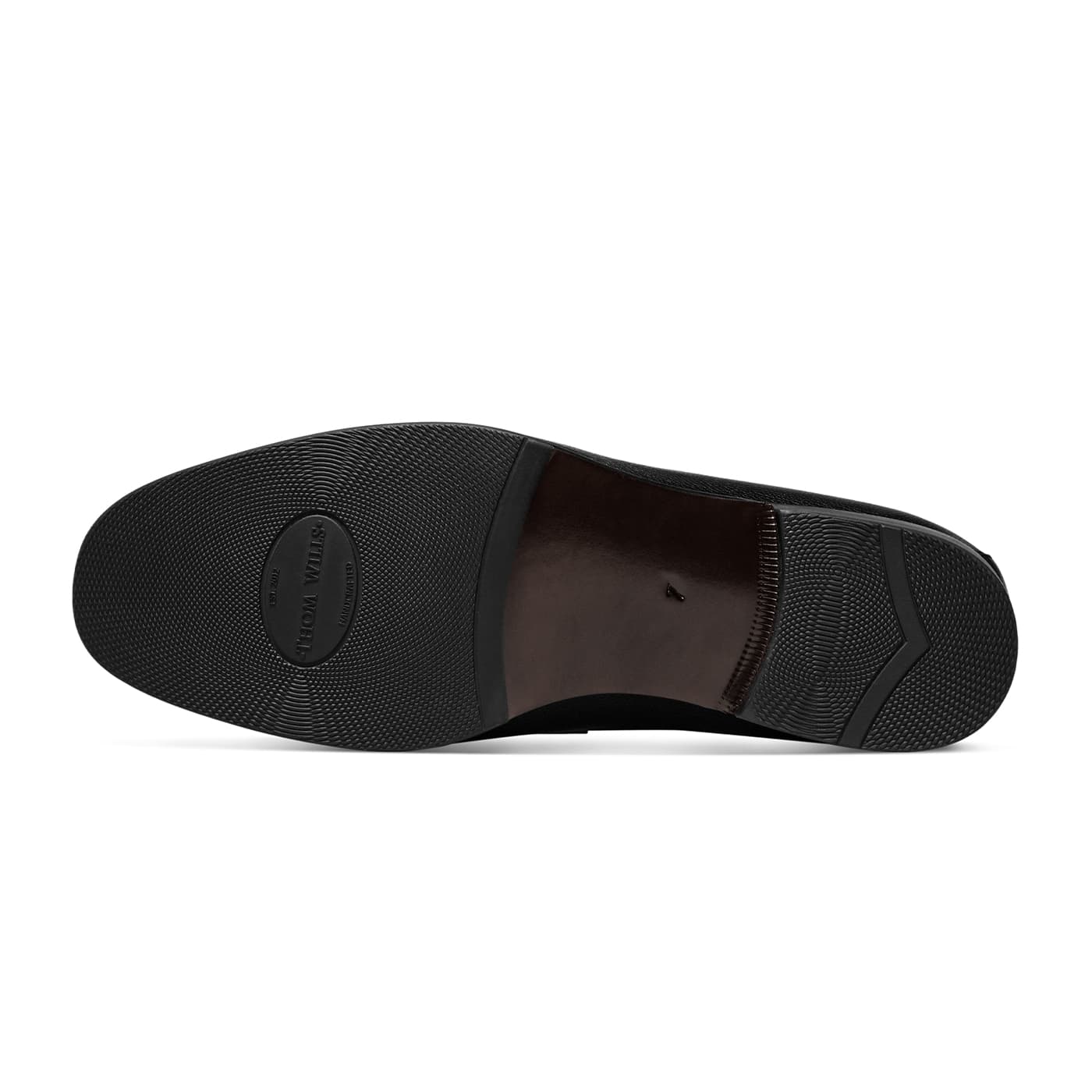 THOM WILLS Зернистая кожа личи Коммутирование Повседневная комбинация Slip On Стиль "Старые деньги" Лицевая коровья кожа - изображение 5