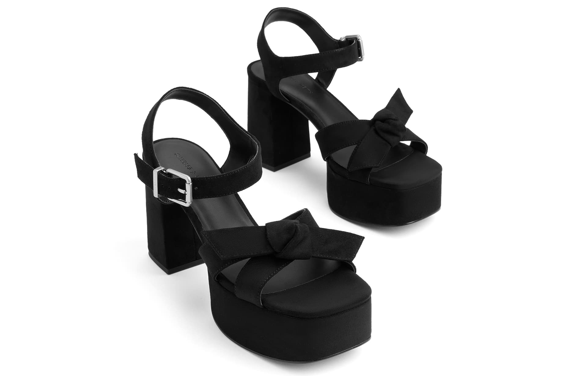 Туфли CHARLES KEITH Маленький CK Ткань Высокие каблуки 9,5 см Женские - изображение 4