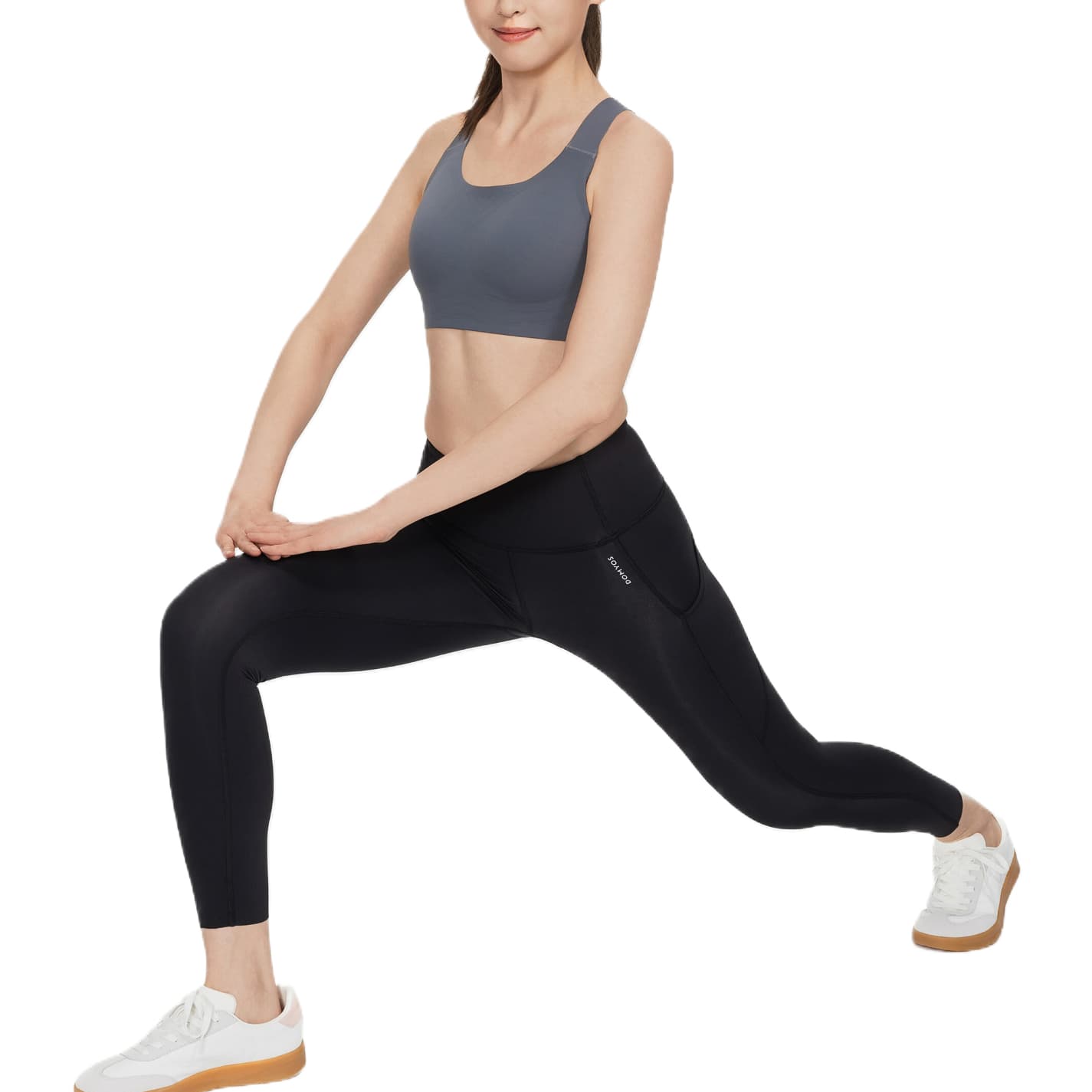 DECATHLON Спортивное белье Женское Асфальт Серый - изображение 4