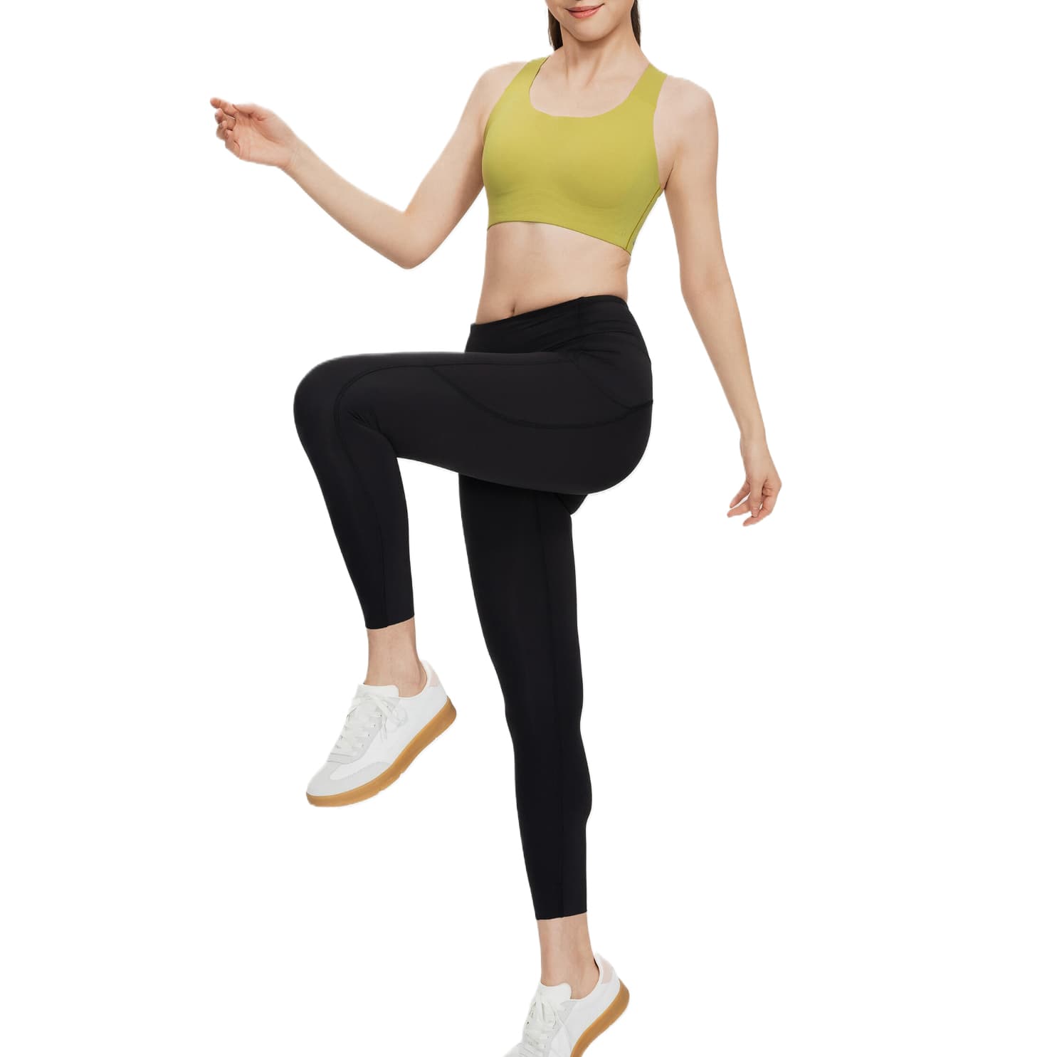 DECATHLON Спортивное белье Женское Золотисто-зеленое - изображение 3