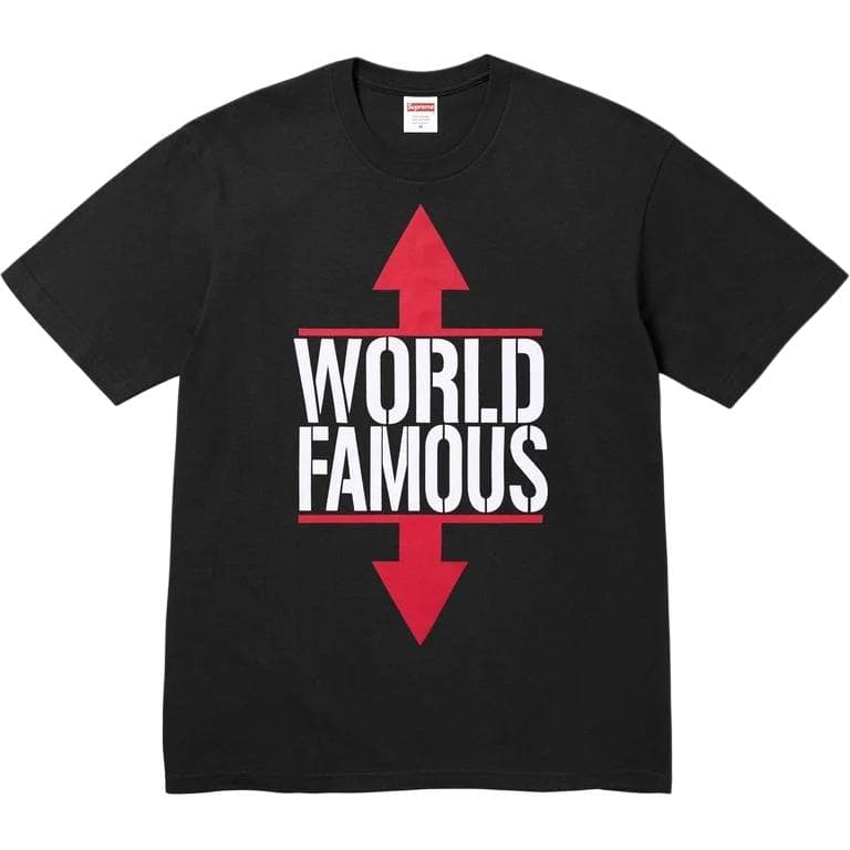 Футболка Supreme SS26 WEEK1 Мир Famous Tee T-Shirt Унисекс - изображение 1