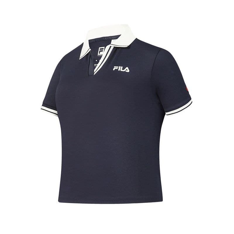 FILA Теннис Межзвездный синий Nv Женские Поло - изображение 1