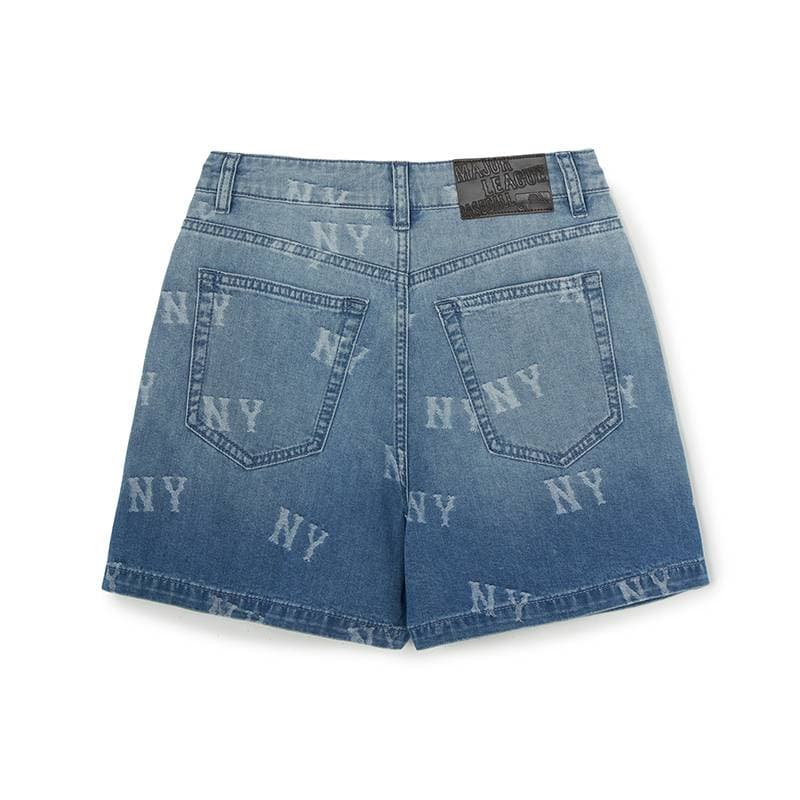 MLB New York Yankees Indigo Женские Джинсовые Шорты - изображение 2