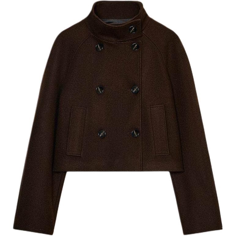 ZARA Коричневый Женский Пальто - изображение 2