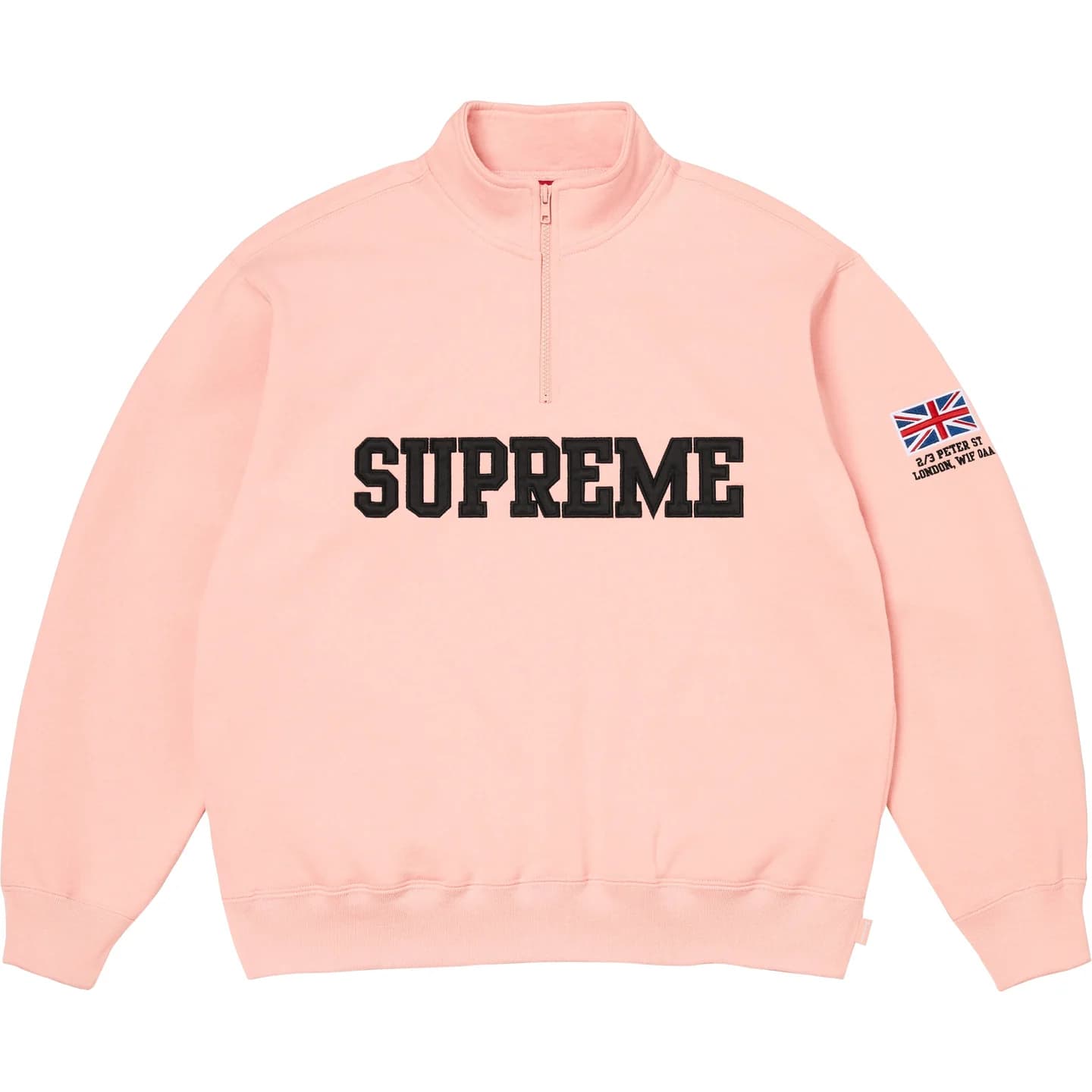 Кофта Supreme SS26 WEEK1 SHOP Флаг Полузастежка Свитшот Унисекс - изображение 1