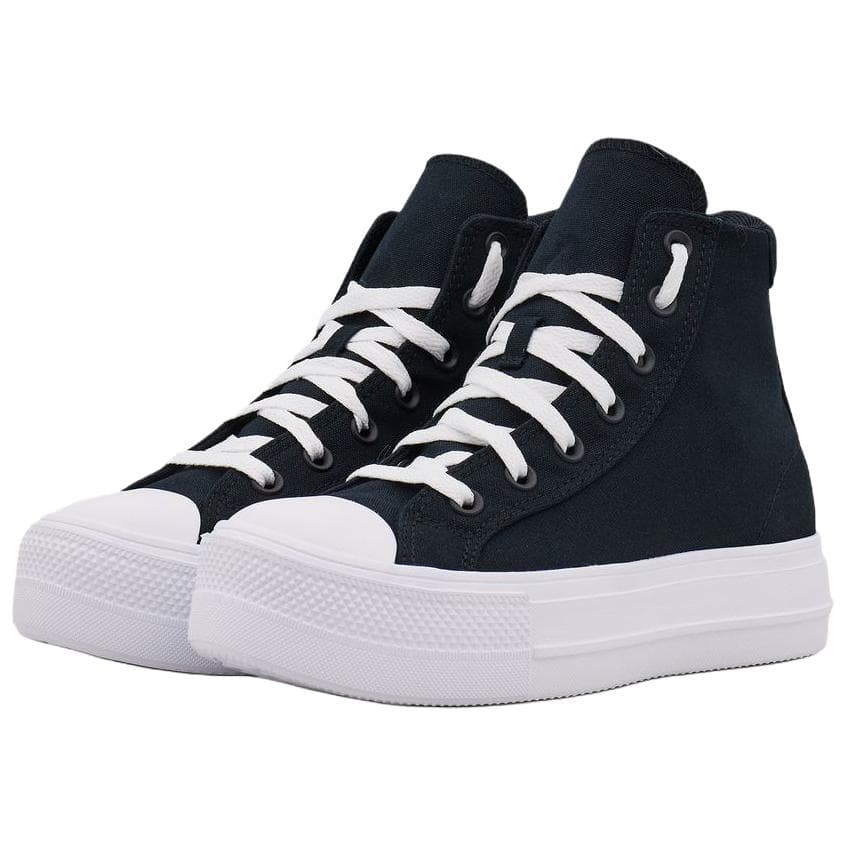 Кеды Converse Day One Platform Универсальные удобные женские кеды хай-топ черный - изображение 3
