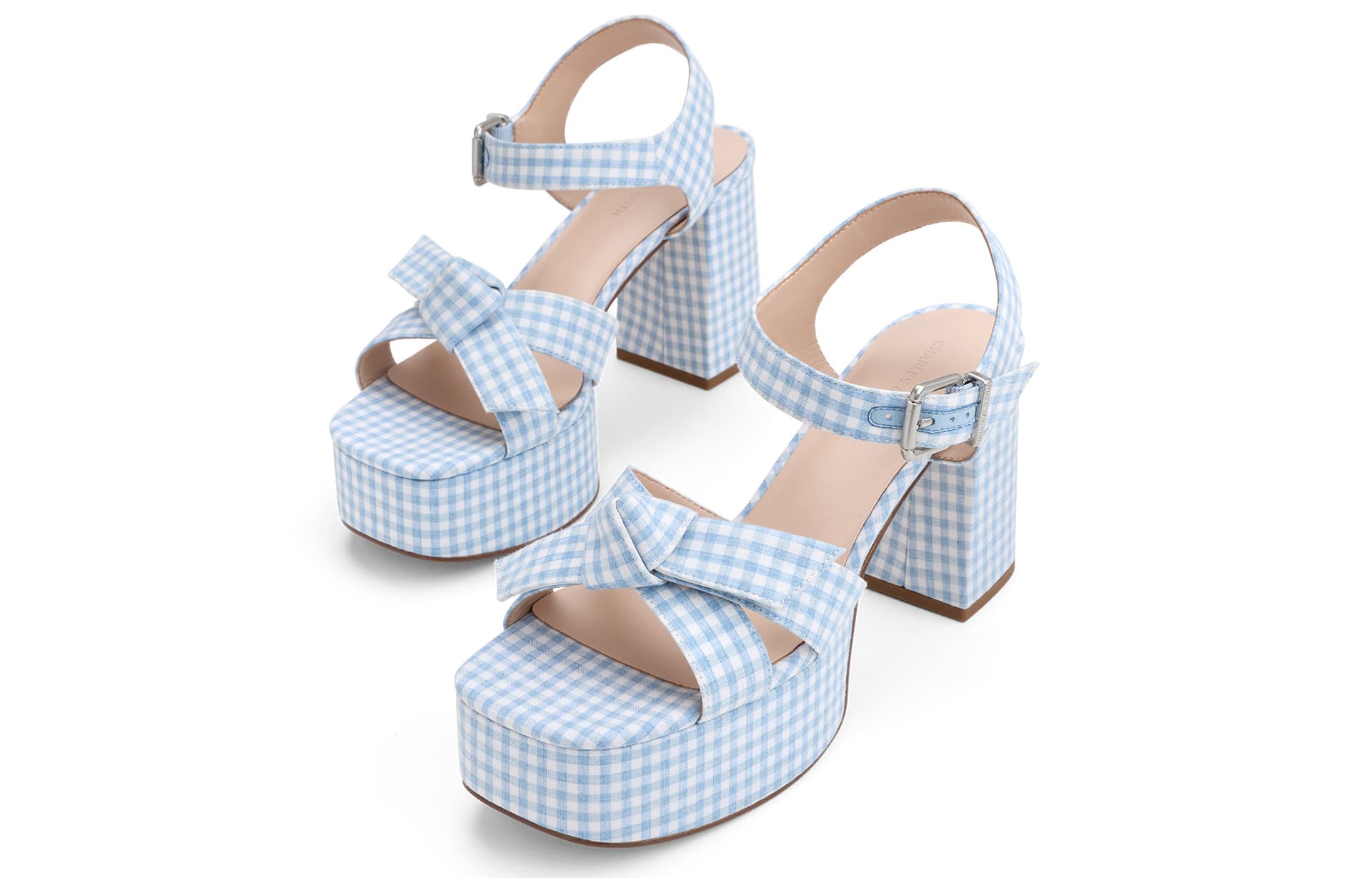 Туфли CHARLES KEITH Маленький CK Ткань Высокие каблуки 9,5 см Женские - изображение 6