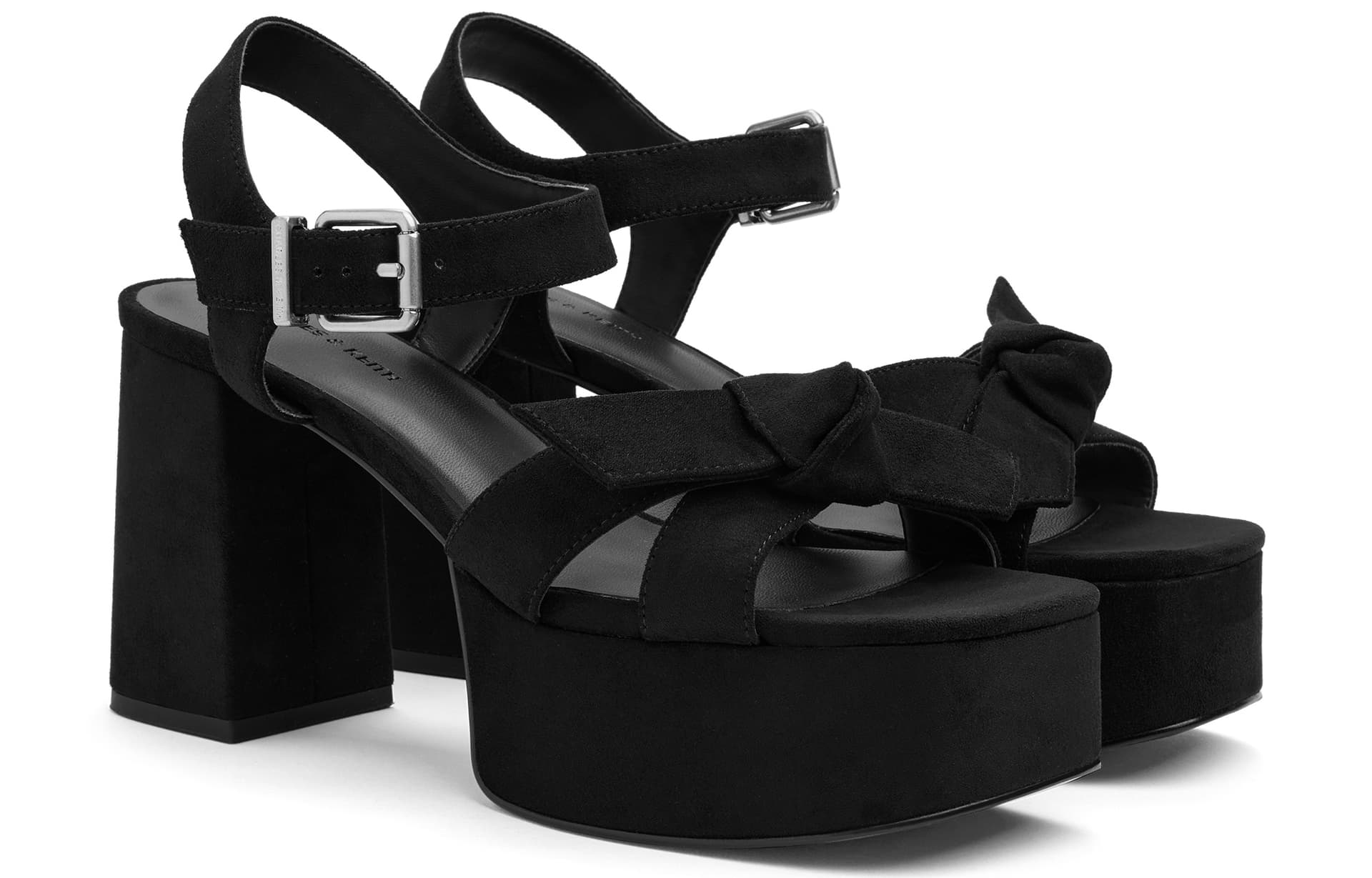 Туфли CHARLES KEITH Маленький CK Ткань Высокие каблуки 9,5 см Женские - изображение 3